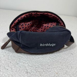 BirdDogs Athletics Dopp Bag Navy Blue Zipper Strap Toiletries Bag